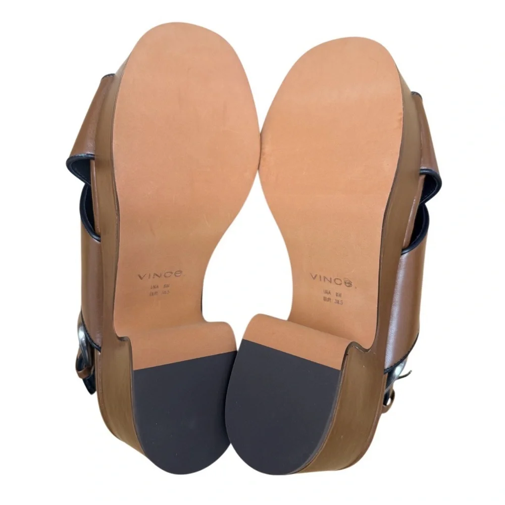 Vince Marlene 60MM Leather Platform Sandals